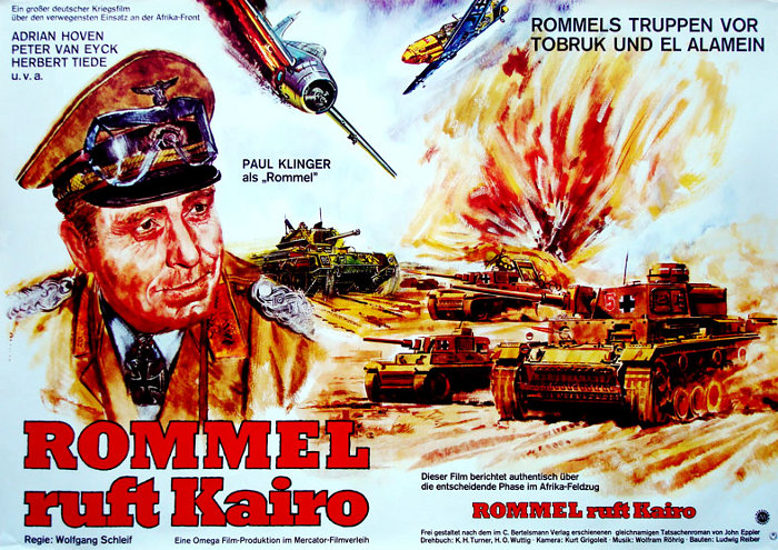 Plakat zum Film: Rommel ruft Kairo