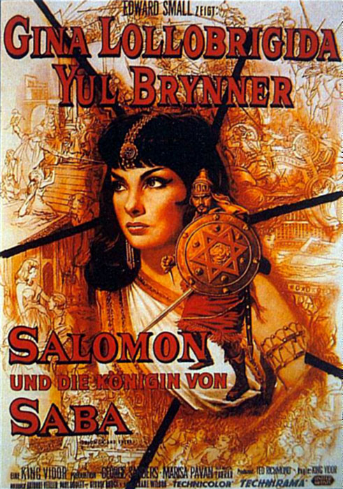 Plakat zum Film: Salomon und die Königin von Saba