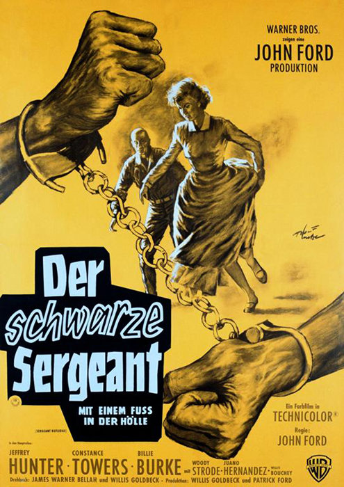 Plakat zum Film: schwarze Sergeant, Der - Mit einem Fuß in der Hölle