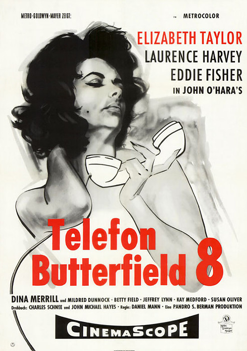 Plakat zum Film: Telefon Butterfield 8