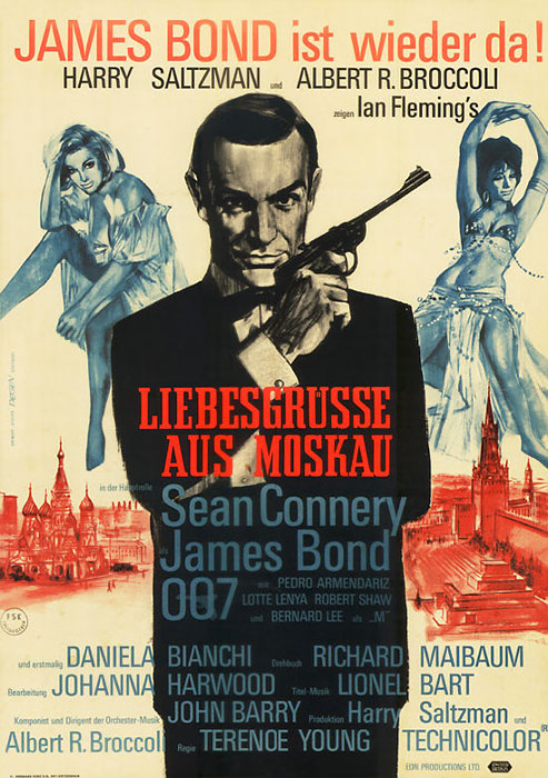 Plakat zum Film: James Bond 007 - Liebesgrüße aus Moskau