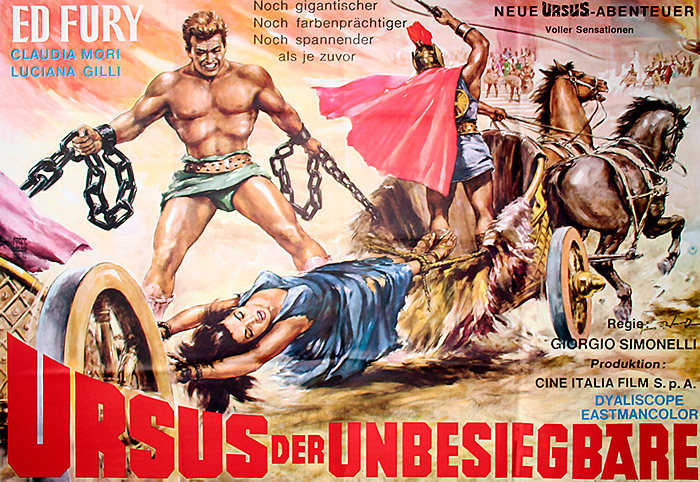 Plakat zum Film: Ursus, der Unbesiegbare