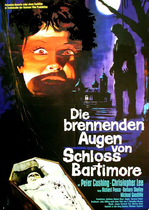Plakat zum Film: brennenden Augen von Schloss Bortimore, Die