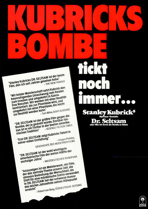 Plakat zum Film: Dr. Seltsam, oder wie ich lernte, die Bombe zu lieben