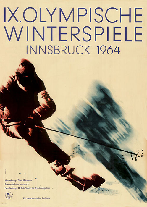 Plakat zum Film: IX. Olympische Winterspiele Innsbruck 1964