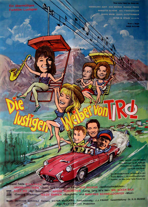 Plakat zum Film: lustigen Weiber von Tirol, Die