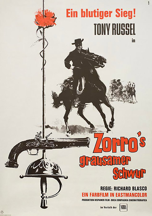 Plakat zum Film: Zorros grausamer Schwur