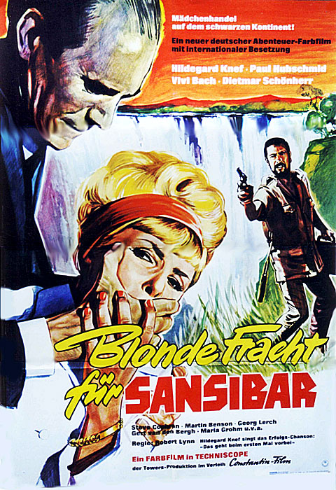 Plakat zum Film: Blonde Fracht für Sansibar