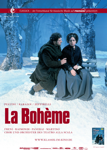 Plakat zum Film: La Bohème
