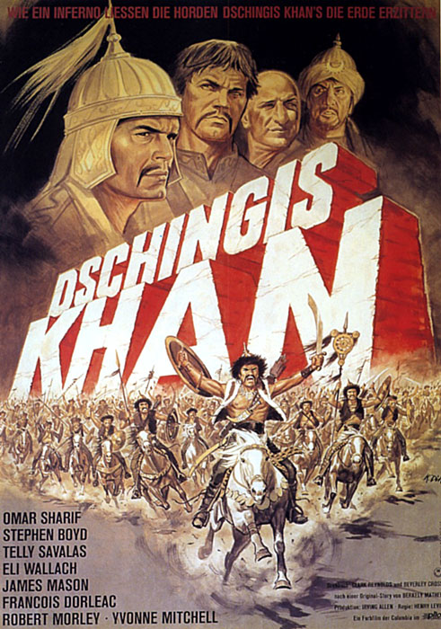 Plakat zum Film: Dschingis Khan