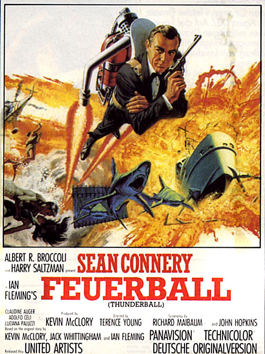 Plakat zum Film: James Bond 007 - Feuerball