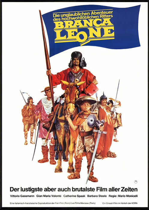 Plakat zum Film: unglaublichen Abenteuer des hochwohllöblichen Ritters Branca Leone, Di