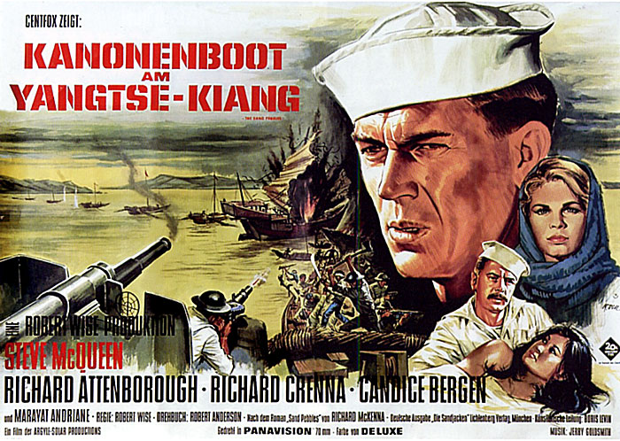 Plakat zum Film: Kanonenboot am Yangtse-Kiang