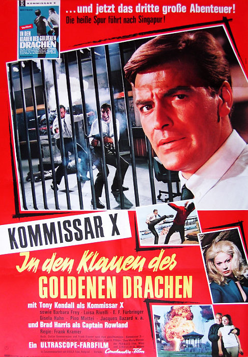 Plakat zum Film: Kommissar X - In den Klauen des goldenen Drachen
