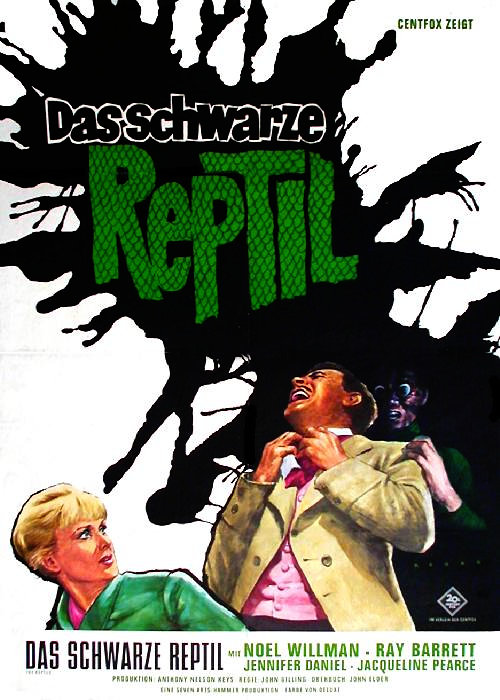 Plakat zum Film: schwarze Reptil, Das