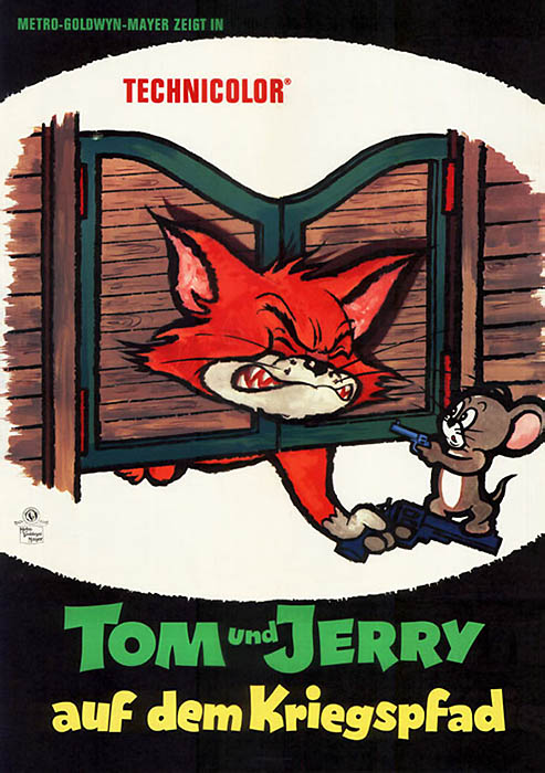 Plakat zum Film: Tom und Jerry auf dem Kriegspfad