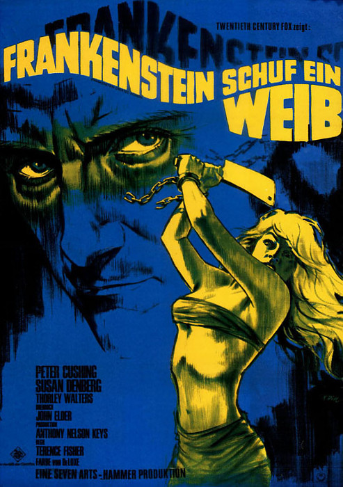 Plakat zum Film: Frankenstein schuf ein Weib