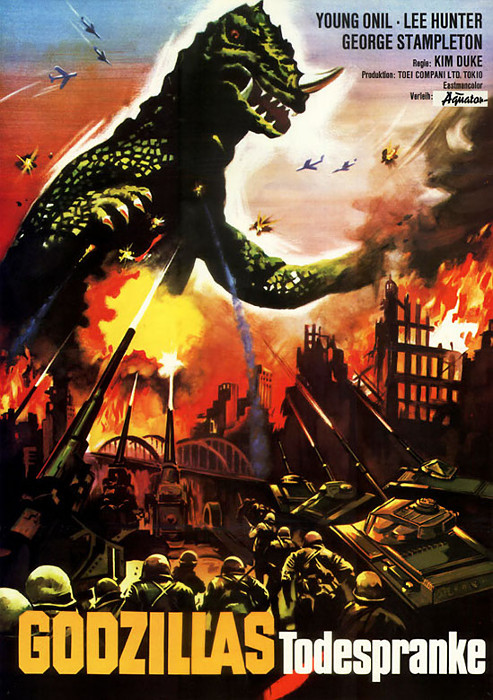 Plakat zum Film: Godzillas Todespranke