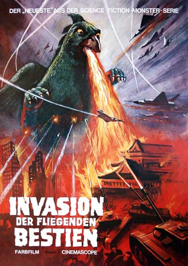Plakat zum Film: Invasion der fliegenden Bestien