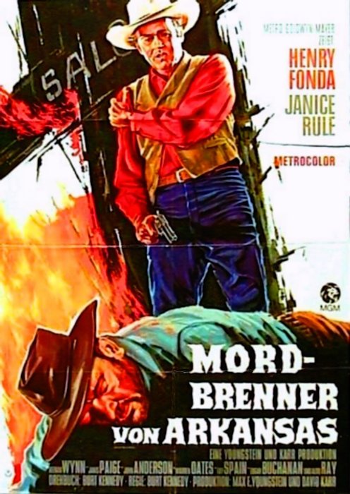 Plakat zum Film: Mordbrenner von Arkansas