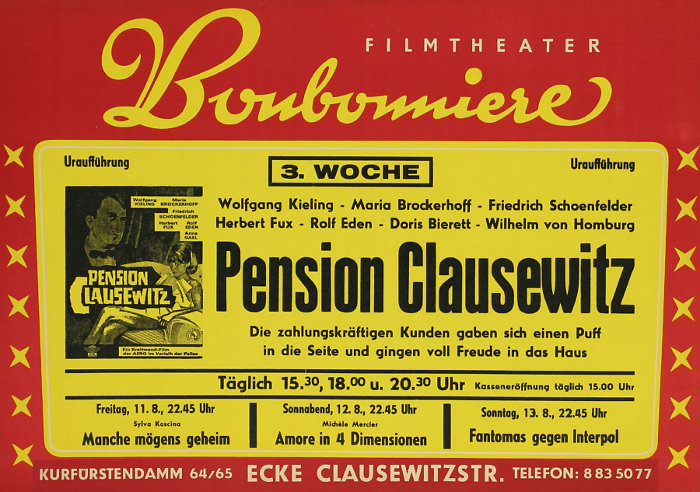 Plakat zum Film: Pension Clausewitz