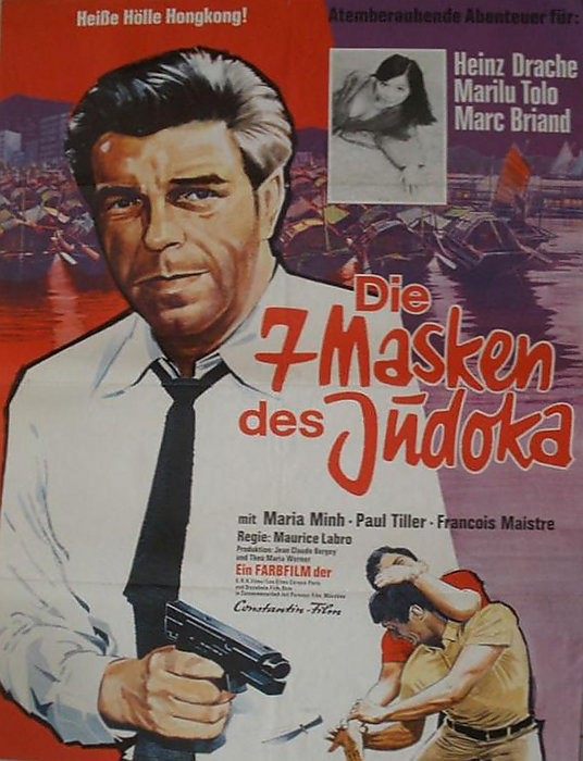 Plakat zum Film: sieben Masken des Judoka, Die