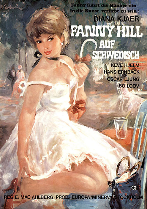 Plakat zum Film: Fanny Hill auf schwedisch