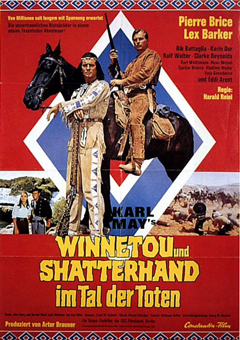 Plakat zum Film: Winnetou und Shatterhand im Tal der Toten