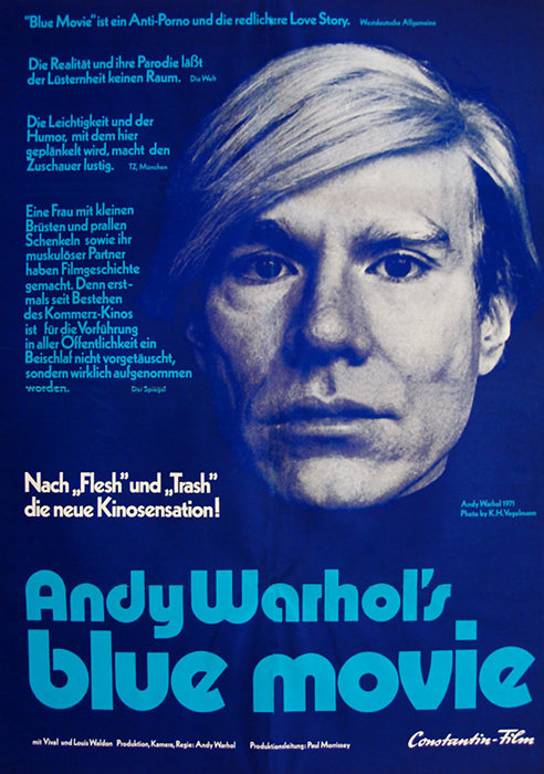 Plakat zum Film: Andy Warhol's Blue Movie