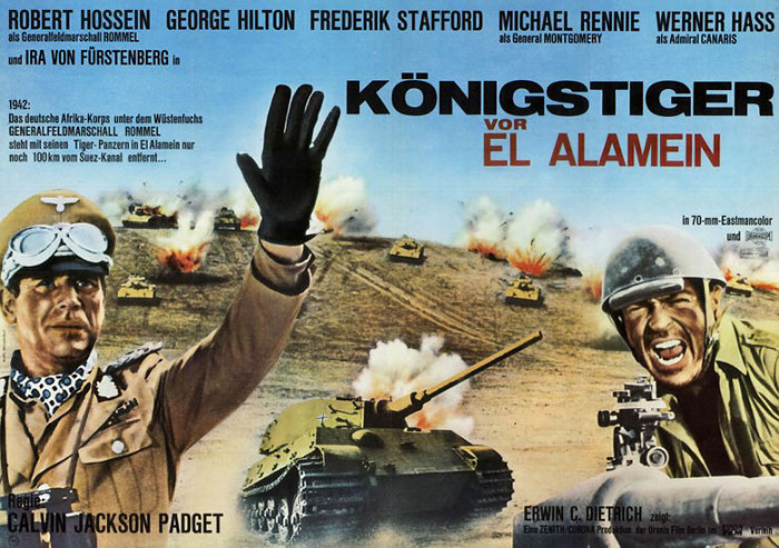 Plakat zum Film: Königstiger vor El Alamein