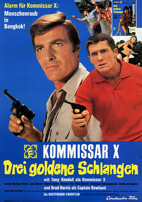 Plakat zum Film: Kommissar X - Drei goldene Schlangen