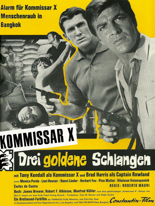 Plakat zum Film: Kommissar X - Drei goldene Schlangen
