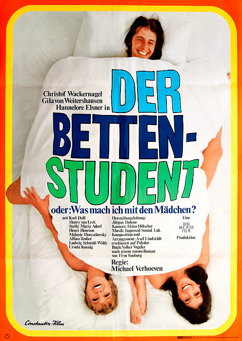 Plakat zum Film: Bettenstudent oder Was mach' ich mit den Mädchen?, Der