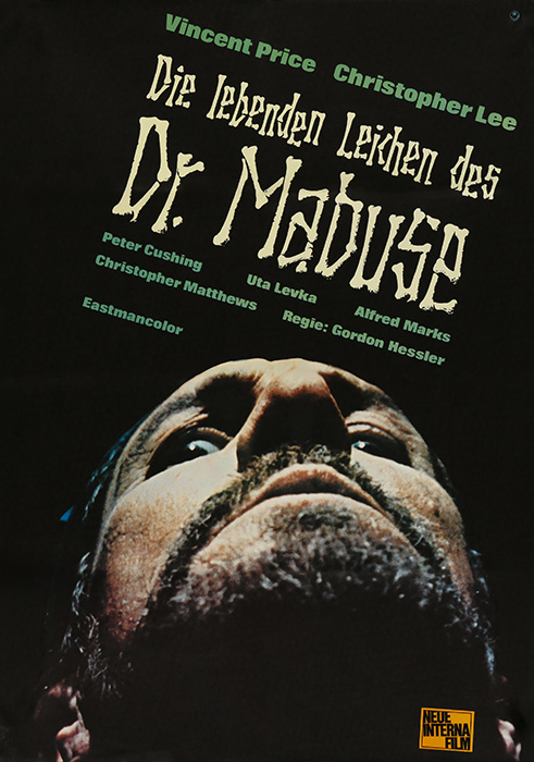 Plakat zum Film: lebenden Leichen des Dr. Mabuse, Die
