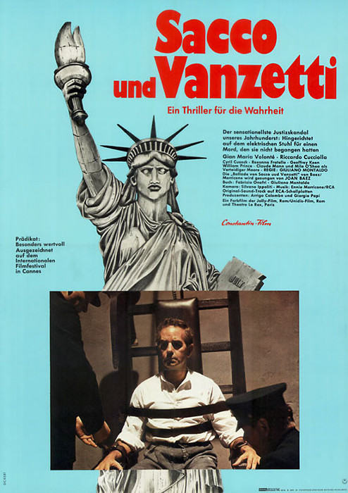 Plakat zum Film: Sacco und Vanzetti