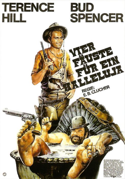 Plakat zum Film: Vier Fäuste für ein Halleluja