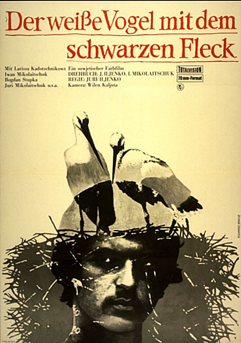 Plakat zum Film: weiße Vogel mit dem schwarzen Fleck, Der