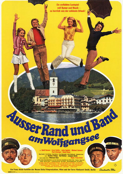 Filmplakat: Außer Rand und Band am Wolfgangsee (1972) - Plakat 2 von 2