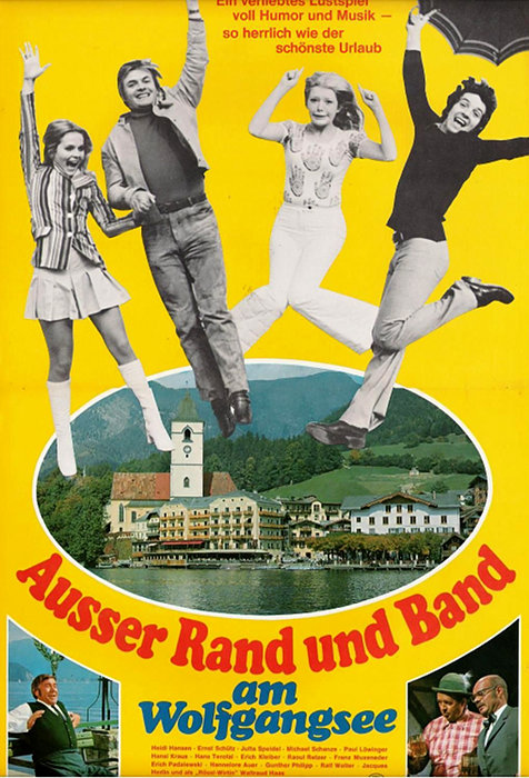 Plakat zum Film: Außer Rand und Band am Wolfgangsee