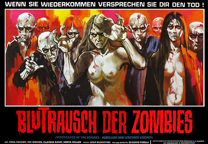 Plakat zum Film: Blutrausch der Zombies
