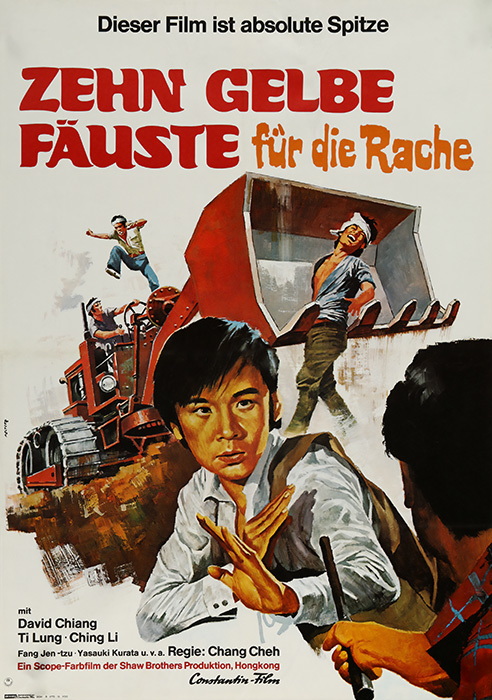 Plakat zum Film: Zehn gelbe Fäuste für die Rache