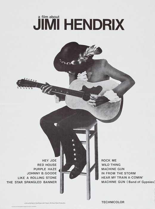 Plakat zum Film: Jimi Hendrix