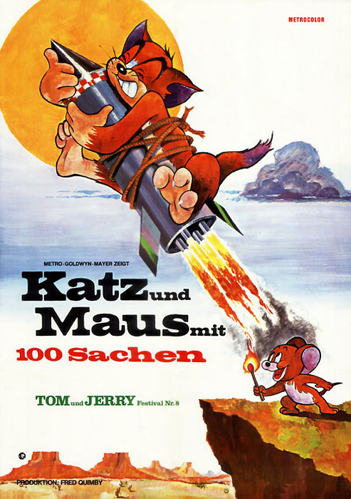 Plakat zum Film: Katz und Maus mit 100 Sachen