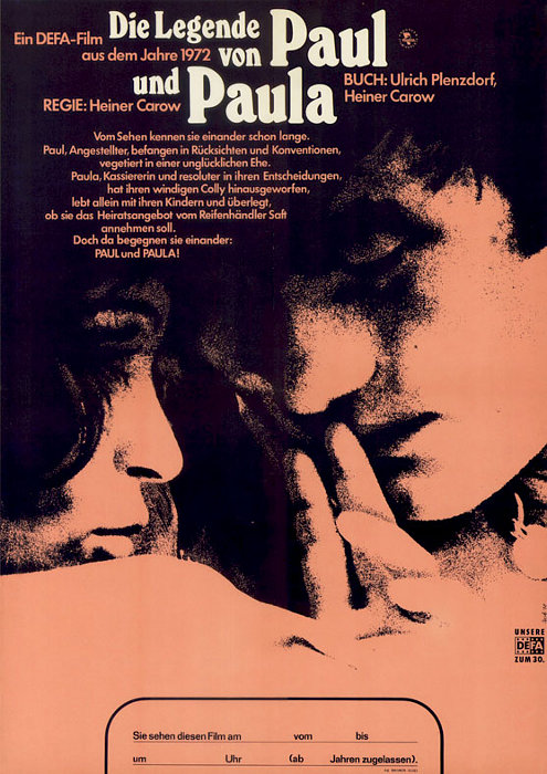 Filmplakat: Legende von Paul und Paula, Die (1974 ...