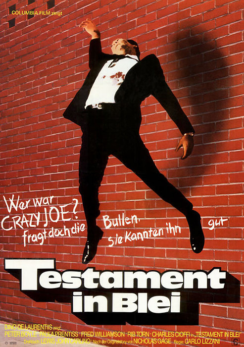 Plakat zum Film: Testament in Blei