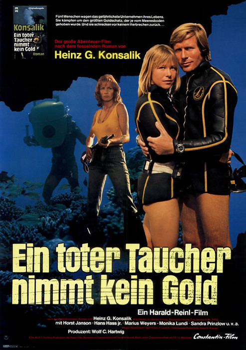 Plakat zum Film: toter Taucher nimmt kein Gold, Ein