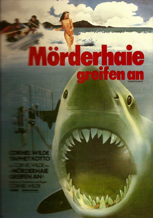 Plakat zum Film: Mörderhaie greifen an