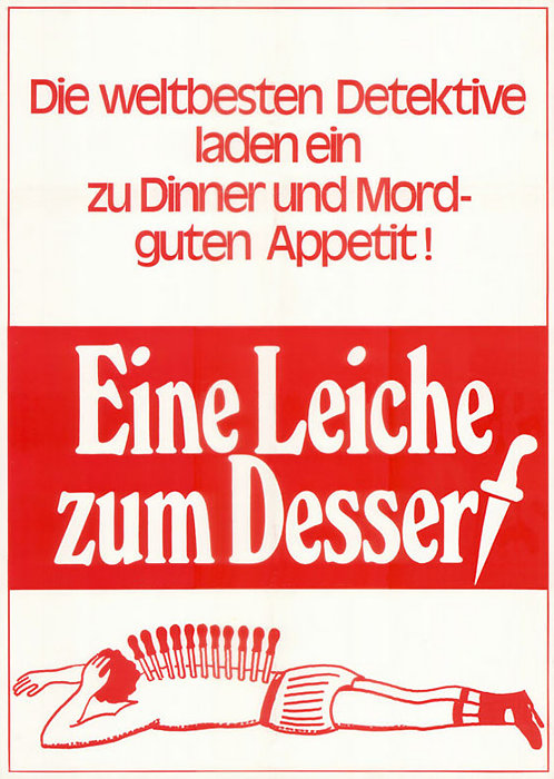 Plakat zum Film: Leiche zum Dessert, Eine
