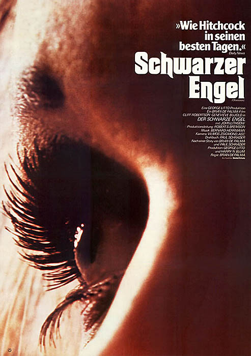 Plakat zum Film: Schwarzer Engel