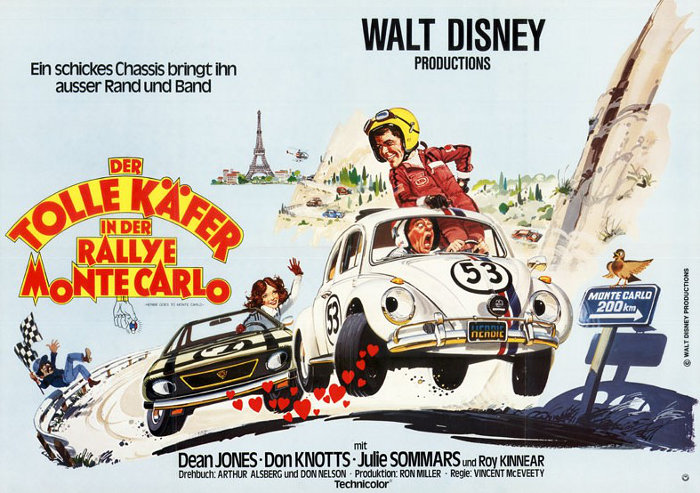 Plakat zum Film: tolle Käfer in der Rallye Monte Carlo, Der